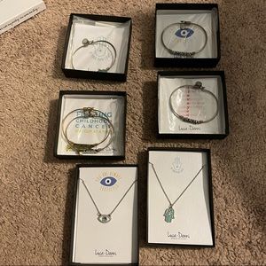 Luca and Danni bracelets and necklaces